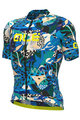 ALÉ Cycling short sleeve jersey - PR-R KENYA - yellow/black/beige/blue/light blue/green