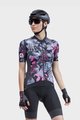 ALÉ Cycling short sleeve jersey - PR-S GARDEN LADY - black/blue/pink