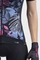 ALÉ Cycling short sleeve jersey - PR-S GARDEN LADY - black/blue/pink