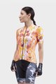 ALÉ Cycling short sleeve jersey - PR-R AMAZZONIA LADY - bordeaux/red/orange/white/yellow