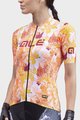ALÉ Cycling short sleeve jersey and shorts - PR-R AMAZZONIA LADY - white/orange/red/black/bordeaux