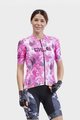 ALÉ Cycling short sleeve jersey - PR-R AMAZZONIA LADY - white/pink