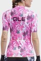 ALÉ Cycling short sleeve jersey and shorts - PR-R AMAZZONIA LADY - white/pink/bordeaux/black