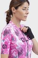 ALÉ Cycling short sleeve jersey - PR-R AMAZZONIA LADY - white/pink