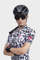 ALÉ Cycling short sleeve jersey - SOLID RIDE LADY - black/white