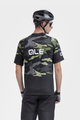 ALÉ Cycling short sleeve jersey - STAIN OFF ROAD MTB - green/grey/black