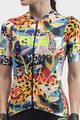 ALÉ Cycling short sleeve jersey - PR-R KENYA LADY - beige/blue/yellow/red/white