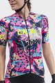 ALÉ Cycling short sleeve jersey - PR-R KENYA LADY - blue/light blue/pink/purple/beige