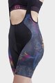 ALÉ Cycling bib shorts - SOLID CHIOS LADY - black/blue/yellow/pink