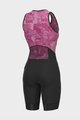 ALÉ Cycling bib shorts - VELOCITY INTEGR LADY - black/pink