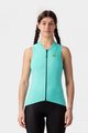 ALÉ Cycling sleeveless jersey - COLOR BLOCK LADY - light blue