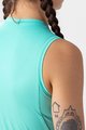 ALÉ Cycling sleeveless jersey - COLOR BLOCK LADY - light blue