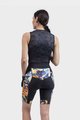 ALÉ Cycling shorts without bib - PR-R KENYA LADY - black/beige/blue/yellow/red