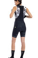 ALÉ Cycling bib shorts - TRAGUARDO LADY - black/white