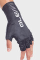 ALÉ Cycling fingerless gloves - SUNSELECT CRONO - black/white