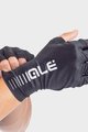 ALÉ Cycling fingerless gloves - SUNSELECT CRONO - black/white