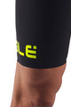 ALÉ Cycling bib shorts - PRO RACE - black/yellow