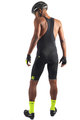 ALÉ Cycling bib shorts - CORSA - yellow/black