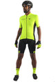 ALÉ Cycling short sleeve jersey - COLOR BLOCK - yellow