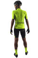 ALÉ Cycling short sleeve jersey - COLOR BLOCK - yellow