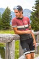 ALÉ Cycling short sleeve jersey - VINTAGE MERINO - black/purple