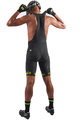 ALÉ Cycling bib shorts - STRADA - black/yellow