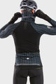 ALÉ Cycling thermal jacket - GREEN ROAD - white/black