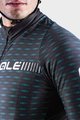 ALÉ Cycling thermal jacket - GREEN ROAD - white/black