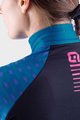 ALÉ Cycling winter long sleeve jersey - GREEN ROAD LADY WNT - blue/pink