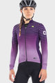 ALÉ Cycling winter long sleeve jersey - BULLET LADY WINTER - purple