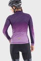 ALÉ Cycling winter long sleeve jersey - BULLET LADY WINTER - purple