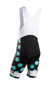 BIANCHI MILANO Cycling bib shorts - VICTORY 1 - white