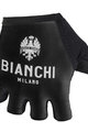 BIANCHI MILANO Cycling fingerless gloves - DIVOR - white/black