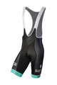 BIANCHI MILANO Cycling shorts without bib - CINISCO - black/light blue