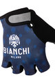 BIANCHI MILANO Cycling fingerless gloves - ALVIA - black/blue