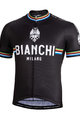 BIANCHI MILANO Cycling short sleeve jersey - NEW PRIDE - white/black