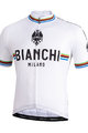 BIANCHI MILANO Cycling short sleeve jersey - NEW PRIDE - black/white