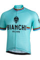 BIANCHI MILANO Cycling short sleeve jersey - NEW PRIDE - black/green
