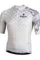 Bianchi Milano Cycling short sleeve jersey - SAVIGNANO - beige/grey