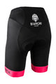 BIANCHI MILANO Cycling shorts without bib - AVOLA LADY - black/pink