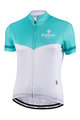 BIANCHI MILANO Cycling short sleeve jersey - GINOSA LADY - blue/white
