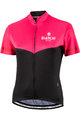 BIANCHI MILANO Cycling short sleeve jersey - GINOSA LADY - black/pink