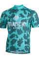 BIANCHI MILANO Cycling short sleeve jersey - PRIOLO MTB - blue