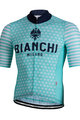 Bianchi Milano jersey - DAVOLI - white/light blue