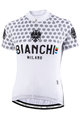 Bianchi Milano Cycling short sleeve jersey - CROSIA LADY - white/grey