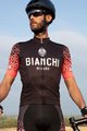 BIANCHI MILANO Cycling short sleeve jersey - PEDASO - pink/black