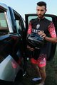 BIANCHI MILANO Cycling short sleeve jersey - PEDASO - pink/black