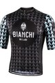 BIANCHI MILANO Cycling short sleeve jersey - MASSARI - black/light blue