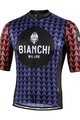 BIANCHI MILANO Cycling short sleeve jersey - MASSARI - blue/pink