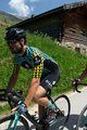 BIANCHI MILANO Cycling short sleeve jersey - MASSARI - yellow/light blue
